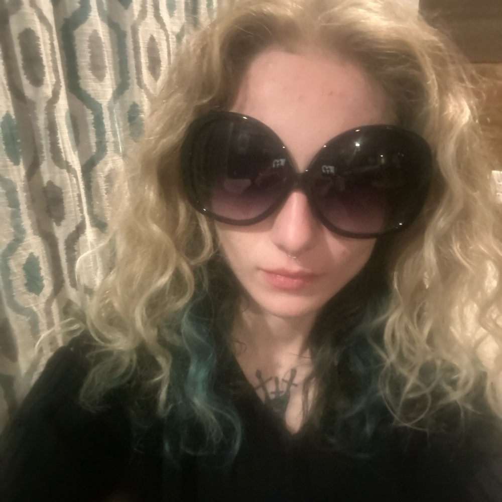 Oversized Black Sunglasses